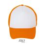 Bubble Cap white/neon orange one size