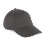 Biologisch katoenen pet met 5 panelen - K-up Gold Label Dark Grey One Size