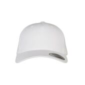 5-PANEL PREMIUM CURVED VISOR SNAPBACK CAP, WHITE, One size, FLEXFIT