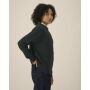 Stella Thinker - Het dames crewneck sweatshirt van gerecycled katoen - Black (XS)