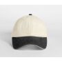 CONTRAST PEAK LOW PROFILE VINTAGE CAP, NATURAL/VINTAGE BLACK, One size, BEECHFIELD