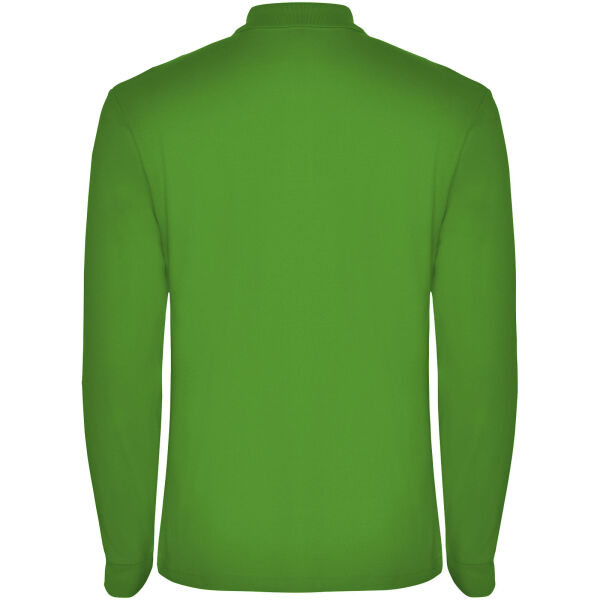 Estrella long sleeve men's polo - Grass Green - 3XL