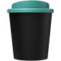 Americano® Espresso Eco 250 ml gerecyclede beker - Zwart/Aqua blauw