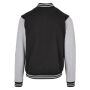 Basic College Jacket black/heather grey XS