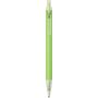 Spectrum balpen van gerecycled aluminium (blauwe inkt) - Limegroen