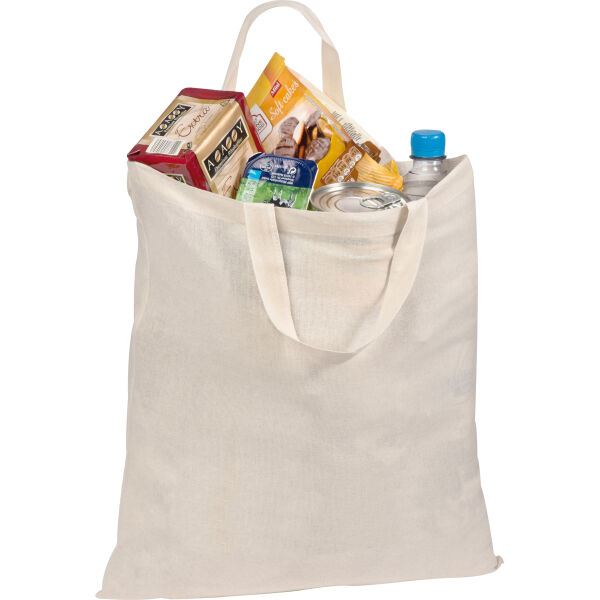 Katoenen tas met korte hengsels
