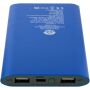 Juice type-C draadloze powerbank van 8000 mAh van gerecycled aluminium - Koningsblauw