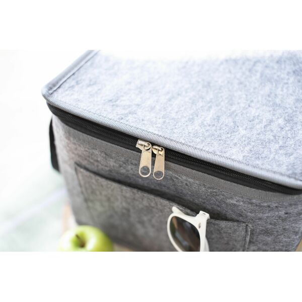 rPET vilten koeltas Mason grijs rPET vilten koeltas Mason grijs