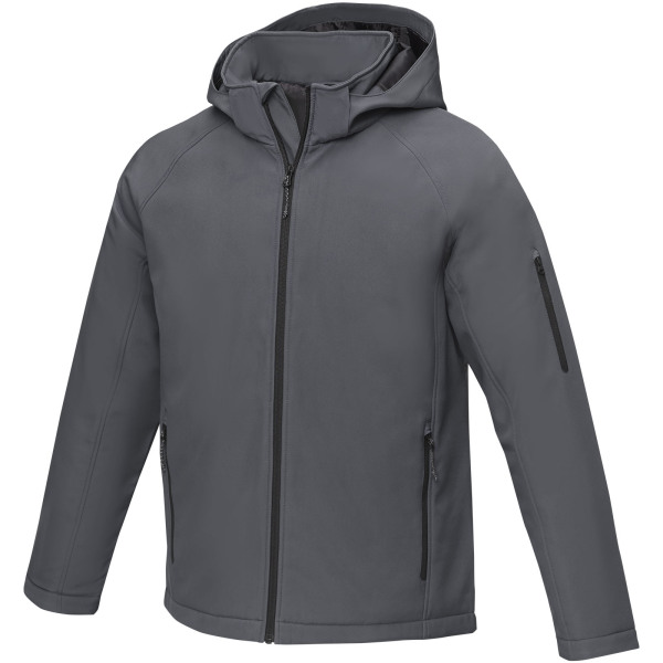 Notus men's padded softshell jacket - Storm grey - S