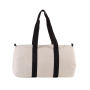 Reistas van katoencanvas Natural / Black One Size Reistas van katoencanvas Natural / Black One Size