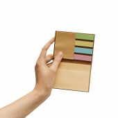 ADHERE - Zelfklevende notitieblaadjes bruin