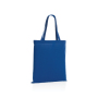 Impact AWARE™ gerecycled katoenen draagtas 145gsm, blauw