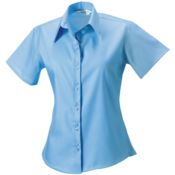 Ladies' Short Sleeve Ultimate Non-Iron Shirt Bright Sky M Ladies' Short Sleeve Ultimate Non-Iron Shirt Bright Sky M