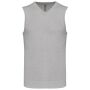 Heren Spencer Met V-hals grey melange 3XL