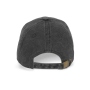 Gescheurde verwassen pet Washed Black One Size