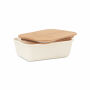 THURSDAY - Lunchbox PP bamboe deksel 1L - Beige