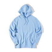 Iqoniq Rila lichtgewicht gerecycled katoen hoodie, sky blue (XXL)