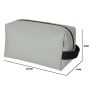 NORLÄNDER Dull PU Toilettas 2.0 Grijs
