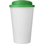Americano® Eco 350 ml gerecyclede beker met spill-proof deksel - Groen/Wit