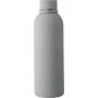 Gerecycled roestvrijstalen dubbelwandige drinkfles (500 ml) Sena grijs