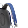 Bobby Soft, anti-diefstal rugzak, royal blue, grijs