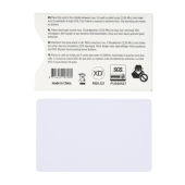 Anti-skimming beschermkaart met actieve stoorzender chip, wit