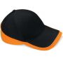 TEAMWEAR COMPETITION CAP, BLACK/ORANGE, One size, BEECHFIELD