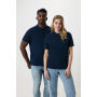 IQONIQ Yosemite gerecycled katoen pique polo, donkerblauw (5XL)
