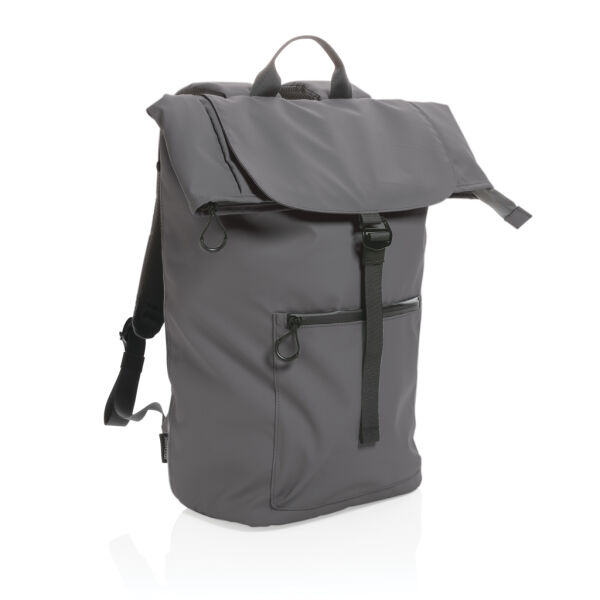 Impact AWARE™ RPET waterbestendige 15.6" laptoprugzak, antraciet Impact AWARE™ RPET waterbestendige 15.6" laptoprugzak, antraciet
