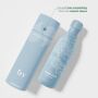 Thermosfles x Jouw Stad - Licht Blauw - 500 ml