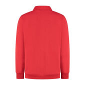 L&S Polosweater Workwear Uni 187c Red-2XL L&S Polosweater Workwear Uni 187c Red-2XL