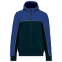 3-laags unisex softshelljas Navy / Royal Blue XS