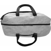 600D rPET polyester sporttas Desmond - lichtgrijs