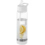 Tuttifrutti  740 ml Tritan™ infuser drinkfles - Transparant/Wit
