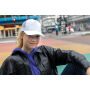 Impact AWARE™ 5 panel recycled katoenen truckercap, wit Impact AWARE™ 5 panel recycled katoenen truckercap, wit