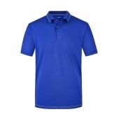 Men's Elastic Polo royal/white S