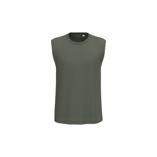 Mouwloos unisex T-shirt 190 Sporty Khaki S Mouwloos unisex T-shirt 190 Sporty Khaki S