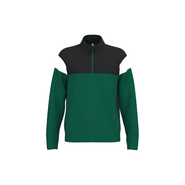 Uniseks trainingsjasje met rits Uniseks trainingsjasje met rits