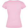 Victoria damesshirt met V-hals en korte mouwen - Lichtroze - 3XL