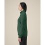 Trailer 2.0 - Het unisex sweatshirt met rits en opstaande kraag - Bottle Green (XS)