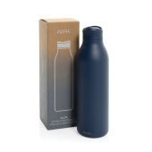 Avira Alok RCS recycled staal 360 waterfles 600ML, donkerblauw