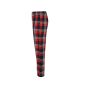 MEN'S TARTAN LOUNGE TROUSERS, RED/NAVY CHECK, XS, SKINNIFIT MEN