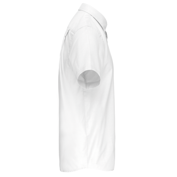 Herren Oxford Kurzarmhemd White XXL Herren Oxford Kurzarmhemd White XXL
