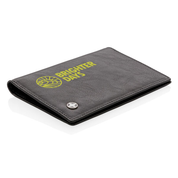 RFID anti-skimming paspoort houder, zwart RFID anti-skimming paspoort houder, zwart