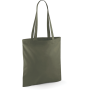 Shopper met lange hengsels Olive Green One Size Shopper met lange hengsels Olive Green One Size