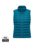 IQONIQ Meru dames gerecycled polyester bodywarmer, dark teal (XL)