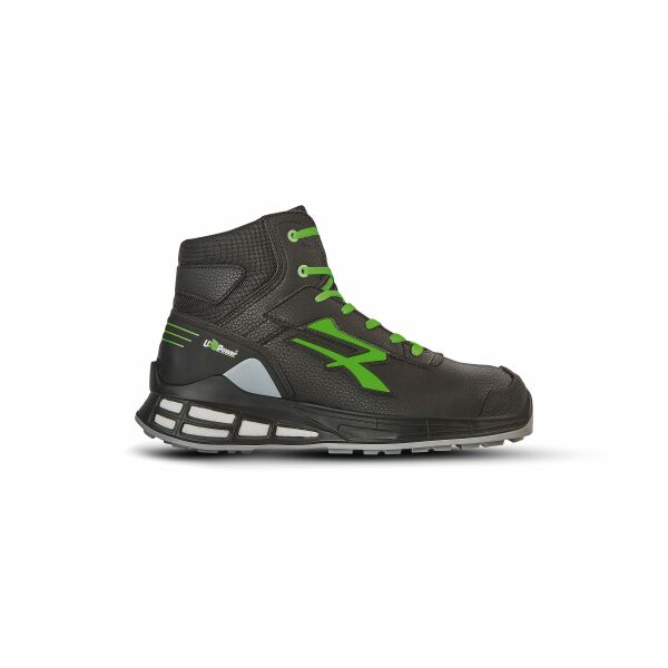Veiligheidsschoen model Kent Black / Green 36 EU Veiligheidsschoen model Kent Black / Green 36 EU