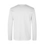 Interlock T-shirt | lange mouw - Wit, 3XL