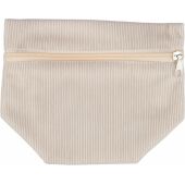 Corduroy toilettasje Tia grijs