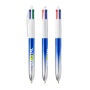 BIC® 4 Colours® Bicolor 4 Colours Bicolor BP LP Blue_UP and RI white
